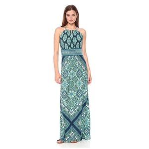 London style collection print maxi dress